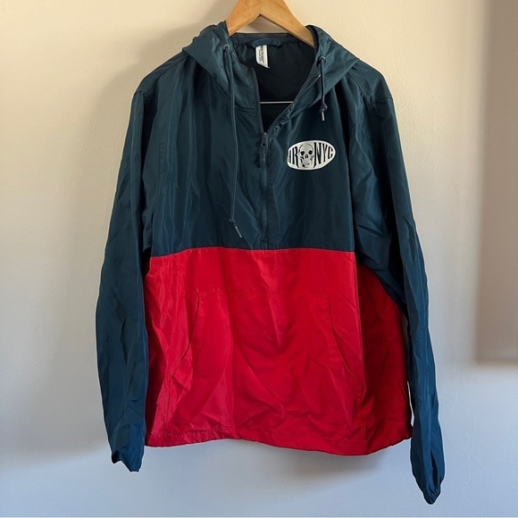 USA Hard Rider 2020 Red & Blue Windbreaker Jacket – Medium - Picture 1 of 8